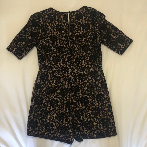 BCBG Max Azria Black Lace Romper - Picture 4 of 4